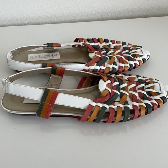 Leather Upper Made In Brazil Colorful Sandals - Picture 6 of 11